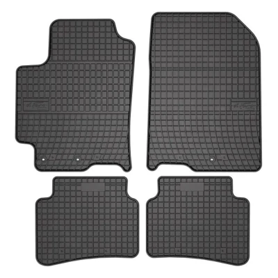 Imagem de FROGUM 547860 Conjunto de tapete chão Borracha à frente e atrás 4 preto medida KIA: Rio 4, Stonic Hatchback