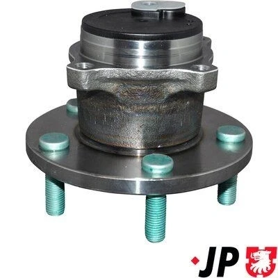 Imagem de JP GROUP 3851400310 Cubo da Roda 5 com o rolamento roda, anel de sensor do ABS Eixo traseiro esquerdo, direito