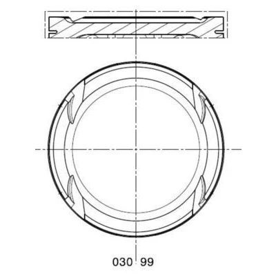 Imagem de Pistão MAHLE 030 99 00