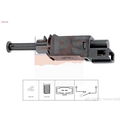 Imagem de EPS 1.810.143 Interruptor, comando da embraiagem (regulador velocidade) Made in Italy OE Equivalent SEAT: Leon I Hatchback, Toledo 2 Limousine