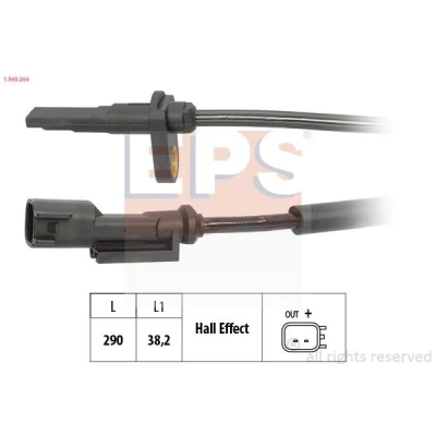 Imagem de EPS 1.960.264 Sensor de ABS 290mm FORD: Transit Custom V362 Van