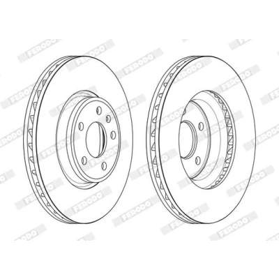 Imagem de FERODO Disco de travão AUDI: A4 B9 Avant, A7 Sportback, A6 C8 Sedan PREMIER 318mm 30mm 5 112mm ventilado revestido DDF2596C 1 80A615301,80A615301E
