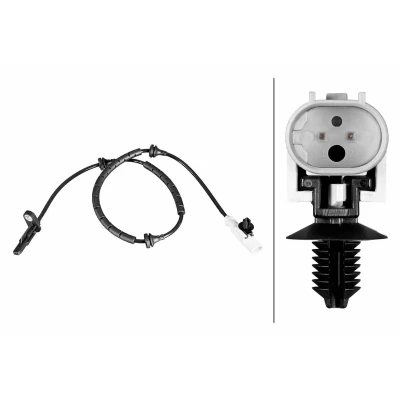 Imagem de HELLA 6PU 358 216 401 Sensor de ABS com grampo Hall 2pólos 752mm LAND ROVER: Range Rover Velar (L560) 3.0 P380 SCV6 4x4, D300 SDV6 4x4