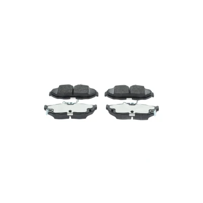 Imagem de BOSCH 0 986 460 264 Jogo de pastilhas para travão disco Baixo teor metálico com contacto avisador desgaste integrado
