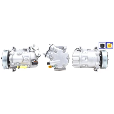 Imagem de LUCAS ACP01100 Compressor PAG 46 YF R1234yf com juntas