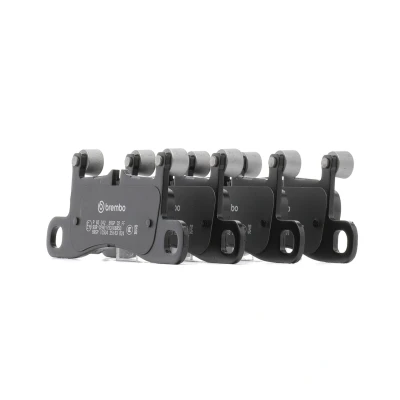 Imagem de BREMBO P 65 042 Jogo de pastilhas para travão disco preparado indicador aviso desgaste sem acessórios, com pesos equilíbrio