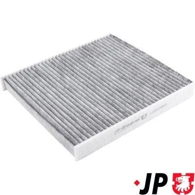 Imagem de JP GROUP 1128104900 Filtro, ar do habitáculo Filtro de carvão ativado 254mm 235mm 32mm VOLKSWAGEN: Golf 7, 7 Variant, Passat B8 Variant