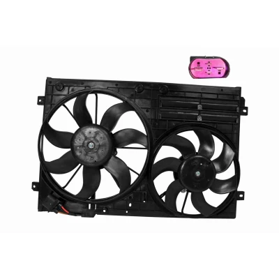 Imagem de VEMO Original Quality V15 01 1870 ventilador de radiador 295/360, 295, 360 com estrutura do (caixilho)