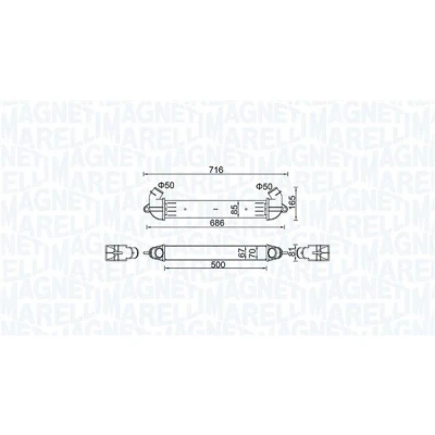 Imagem de MAGNETI MARELLI 351319204610 Intercooler FIAT: Doblo I Cargo