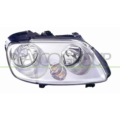 Imagem de PRASCO VG9044903 Farol Principal à direita H7/H1 crómio com motor de regulação do alcance dos faróis VOLKSWAGEN: Caddy 3, Touran I