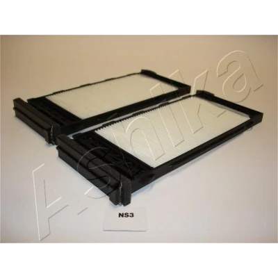 Imagem de ASHIKA 21 NS NS3 Filtro, ar do habitáculo Cartucho filtrante 253mm 106,5mm 23,5mm NISSAN: ALMERA 1 Hatchback,