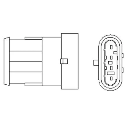 Imagem de MAGNETI MARELLI 466016355049 Sonda lambda com aquecimento 4 ALFA ROMEO: 156 Sedan, 147, Sportwagon, FIAT: Stilo Hatchback