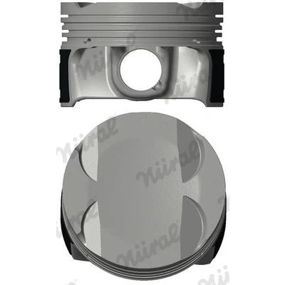 Imagem de NÜRAL 87 449500 00 Pistão 74,5mm para biela trapezoidal SKODA: Yeti, VOLKSWAGEN: Scirocco III, Golf 7