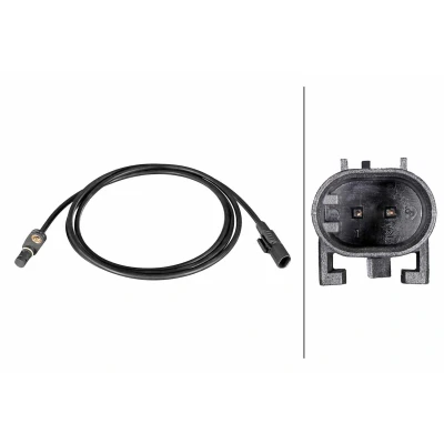 Imagem de HELLA 6PU 358 216 761 Sensor de ABS Hall 2pólos 1742mm