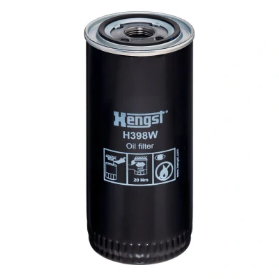 Imagem de HENGST FILTER H398W Filtro de óleo 1 12 UNF aparafusado