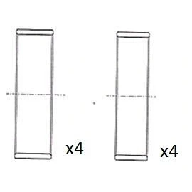 Imagem de FAI AutoParts BB2062 STD Capas de Biela RENAULT: MEGANE 2, CLIO 2 Kombi, NISSAN: Qashqai / Qashqai+2 I, DACIA: Sandero I