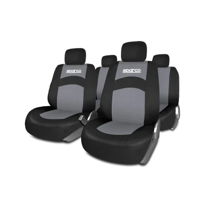 Imagem de Conjunto de capas assento sparco 402 pretas/cinzentas