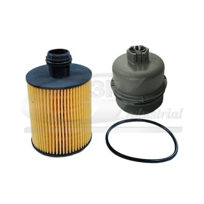 Imagem de 3RG Filtro de óleo com junta Cartucho filtrante FIAT: 500 Hatchback, Tipo Grande Punto OPEL: Corsa D Hatchback 98900