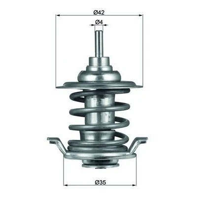 Imagem de MAHLE ORIGINAL TX 59 83 Termóstato, líquido de refrigeração 42 sem junta
