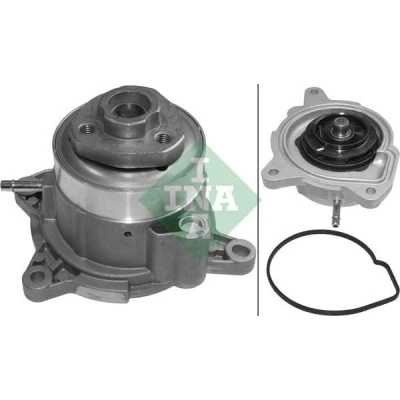 Imagem de INA 538 0075 10 Bomba de água com junta comandado por vácuo para accionamento da correia trapezoidal estriada VOLKSWAGEN: GOLF 6, Caddy 3