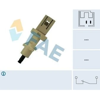 Imagem de FAE 24400 Interruptor de luz stop mecânico LANCIA: Dedra Sedan, FIAT: Tipo Hatchback