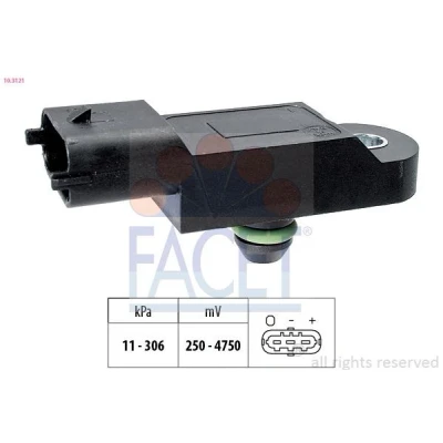 Imagem de FACET 10.3121 Sensor 11kPa 306kPa Made in Italy OE Equivalent SMART: Fortwo III Coupe, RENAULT: MEGANE 3 Grandtour, CLIO Kasten