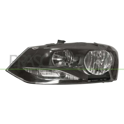 Imagem de PRASCO VG0234924 Farol Principal esquerda H7/H7 preto com motor de regulação do alcance dos faróis VOLKSWAGEN: Polo V Hatchback