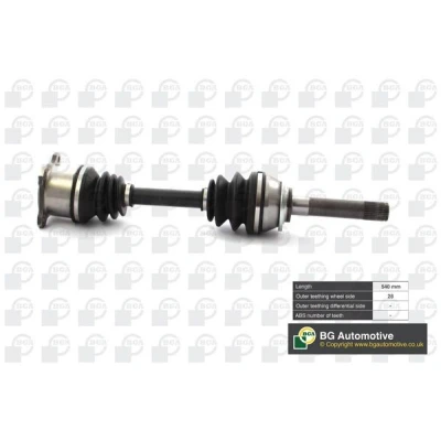 Imagem de BGA DS6100R Veio de transmissão Eixo dianteiro, lado direito MITSUBISHI: PAJERO 2, L200 III Pick up
