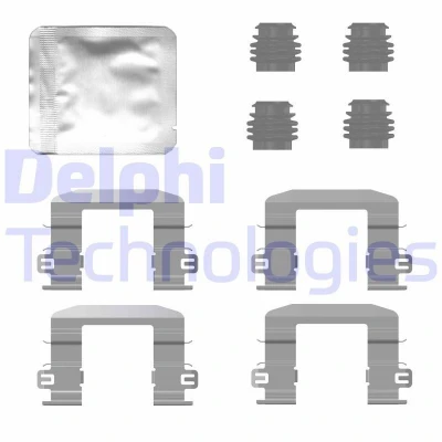 Imagem de DELPHI LX0780 Kit de acessórios, pastilhas travão