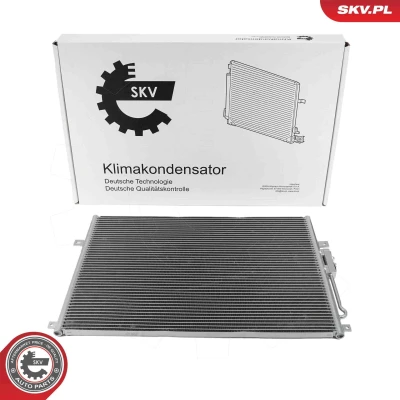 Imagem de ESEN SKV 86SKV425 Condensador sem secador Alumínio 658mm JEEP: Grand Cherokee II (WJ, WG) 4.0 4x4, 4.7 V8 3.1 TD 2.7 CRD 4x4 1999 2005