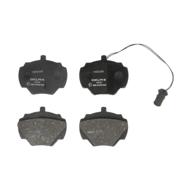 Imagem de DELPHI LP475 Jogo de pastilhas para travão disco incl. contacto aviso desgaste com chapa anti ruído sem acessórios LAND ROVER: Discovery 1