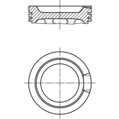 Imagem de MAHLE ORIGINAL 033 14 00 Pistão 81,01mm AUDI: A3 Hatchback
