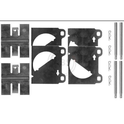 Imagem de A.B.S. 0950Q Kit de acessórios, pastilhas travão VOLKSWAGEN: TRANSPORTER 3 Bus, OPEL: Corsa A Van