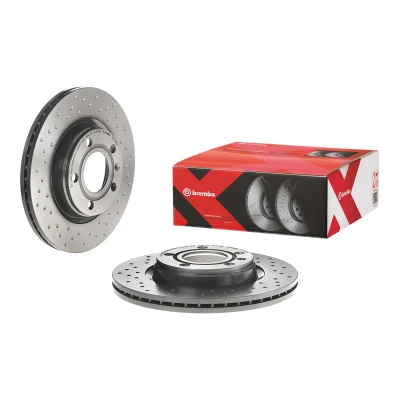 Imagem de BREMBO XTRA LINE 09.7196.1X Disco de travão 280 22 5 perfurado/ventilado revestido alto carbono AUDI: A4 B6 Avant, Sedan, B5 Avant