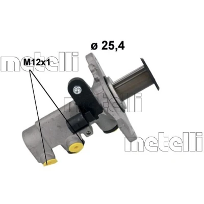 Imagem de METELLI 05 1283 Bomba Central Dos Travões 28,60mm Alumínio