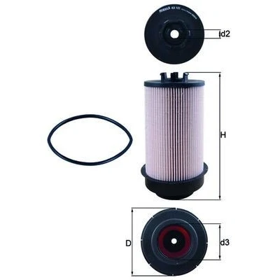 Imagem de MAHLE ORIGINAL KX 181D Filtro de Combustível Cartucho filtrante DAF: CF 85
