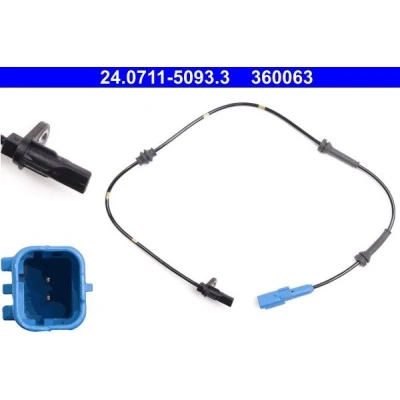 Imagem de ATE 24.0711 5093.3 Sensor de ABS 757 CITROËN: C2 Hatchback