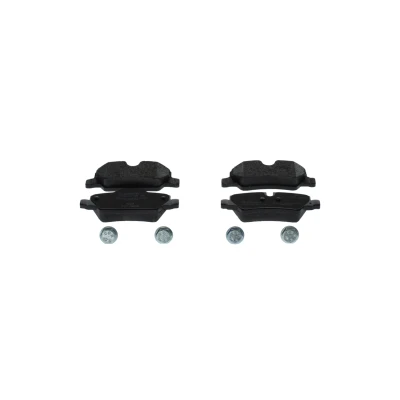 Imagem de BOSCH 0 986 495 400 Jogo de pastilhas para travão disco Baixo teor metálico com chapa anti ruído, instruções montagem MINI: Hatchback