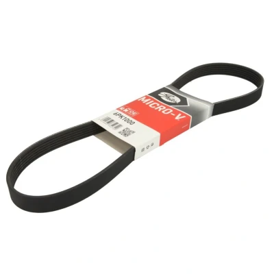 Imagem de GATES 6PK1000 Correia trapezoidal estriada 1000 6 Poliéster, EPDM (borracha de etileno propileno dieno) FleetRunner Micro V PEUGEOT: 307 SW