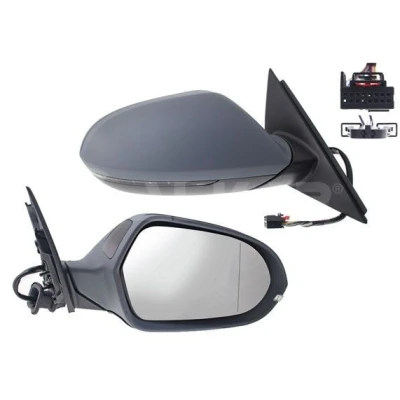 Imagem de Espelho retrovisor Alkar 6154786 à direita com subcapa elétrico aquecível, dobrável electricamente, não esférico para veículo volante esquerda
