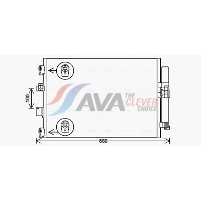 Imagem de PRASCO FD5654D Condensador com secador 10,3 Alumínio 545 R 1234yf, 134a FORD: FOCUS 3 Turnier