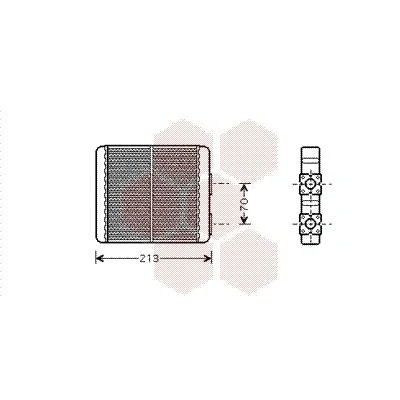 Imagem de VAN WEZEL 13006226 Radiador Quente NISSAN: TERRANO 2
