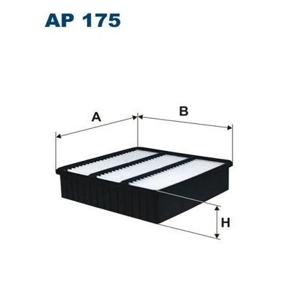Imagem de FILTRON AP 175 Filtro de ar 51,5 213,5 205 Cartucho filtrante MITSUBISHI: Lancer 7 Limousine, Outlander I SUV, COLT 5