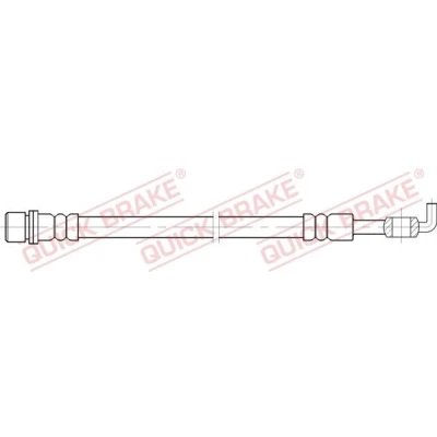 Imagem de QUICK BRAKE 50.091 Mangueira de Travão 255mm com rosca interior