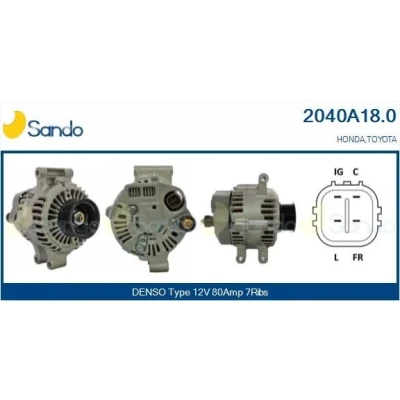 Imagem de SANDO 2010403.0 Alternador 12V 90A