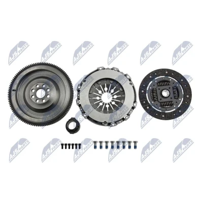 Imagem de NTY NZS BM 005 Kit de Embraiagem com volante do motor, jogo parafusos, disco da embraiagem, rolamento desembraiagem BMW: 3 Sedan