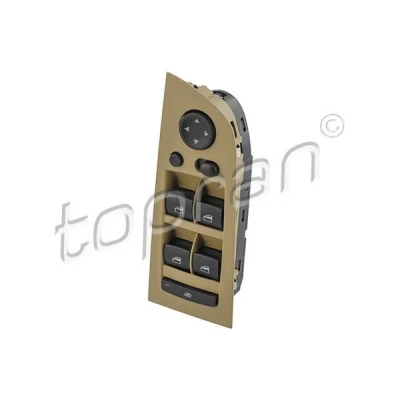 Imagem de TOPRAN 503 408 Interruptor, elevadores dos vidros do lado condutor, à frente BMW: 3 Sedan, Touring