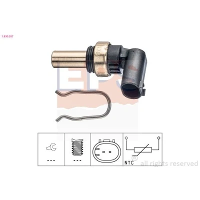 Imagem de EPS 1.830.387 Sensor da Temperatura do Líquido de Refrigeração Made in Italy OE Equivalent OPEL: Astra J Hatchback, Sports Tourer