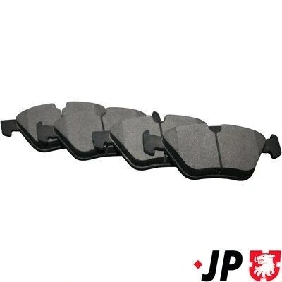 Imagem de JP GROUP 1463601110 Jogo de pastilhas para travão disco Eixo dianteiro preparado indicador aviso desgaste BMW: 1 Hatchback, 5 Touring