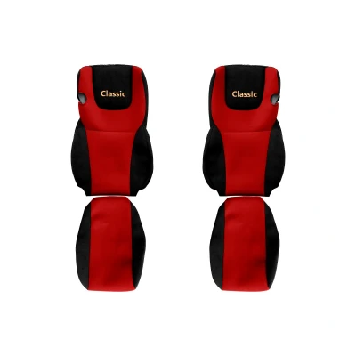 Imagem de F CORE ContiClassic PS29 RED Capa para banco de automóvel Vermelho Estampado Têxtil à frente